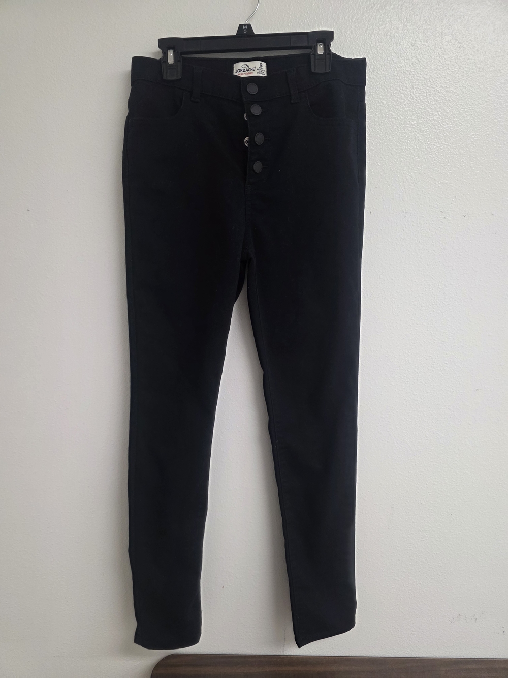 Jordache Black Button-Fly Kids Jeans (0672)